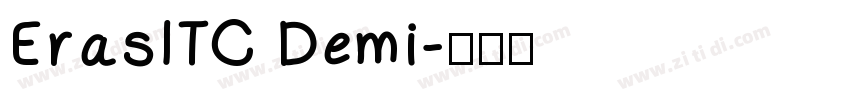 ErasITC Demi字体转换